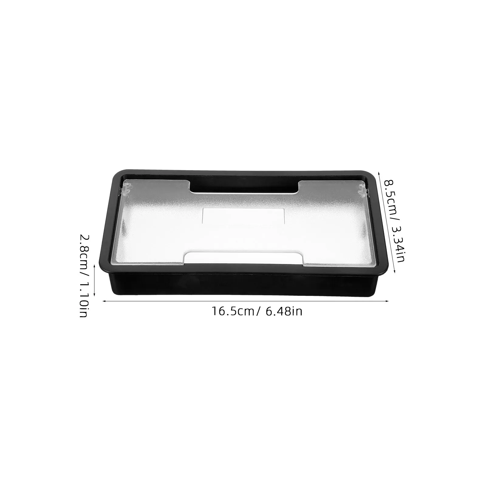 2 قطعة ثقب سلك سطح المكتب يغطي مستطيلة كابل بلاستيكي ثقب المقابس مكتب الحبل المنظم الحلقات مكتب الحلقات منظم للأسلاك