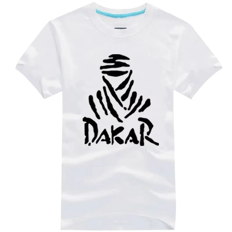 Off Road E-ethnic Dakar Solid Color Printed Short Sleeved T-shirt For Men Loose And Oversized Sports Breathable Casual Shirt