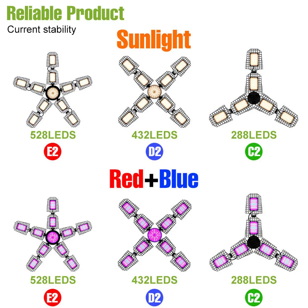 Bombilla LED de 400W para cultivo de plantas, lámpara de espectro completo E27/E26, tienda de campaña hidropónica para flores de interior, cultivo de vegetales y tomates
