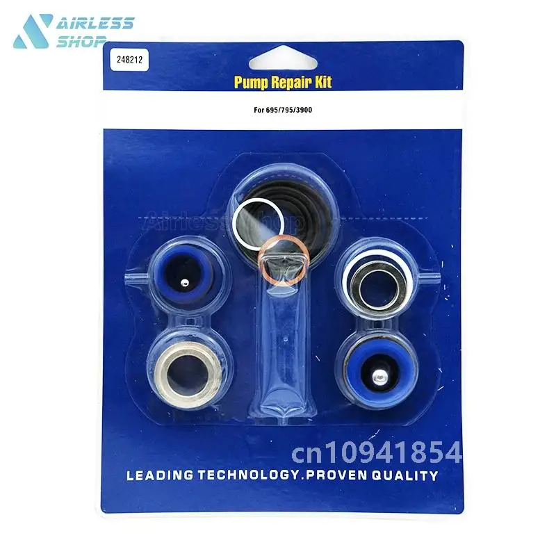 Airless Sprayer Packing Kit 244194 248212 248213 249123 Repair Kit Airless 395 695 1095 7900 Piston Pack Kit Maintance Pump Part