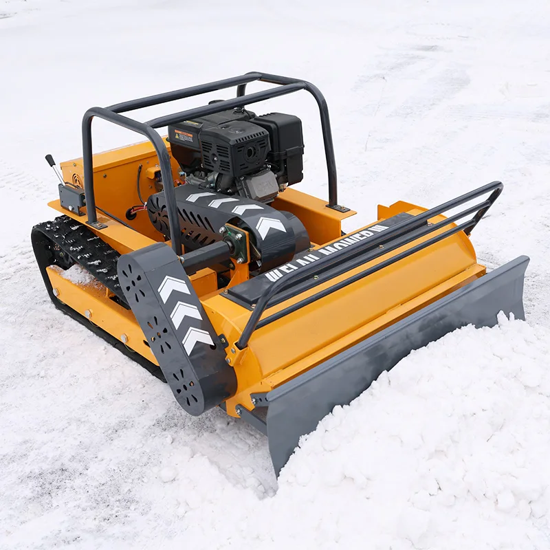 

Customized remote-controlled grass shredder CE EPA certified for all terrain operation, can be equipped with snow shovel