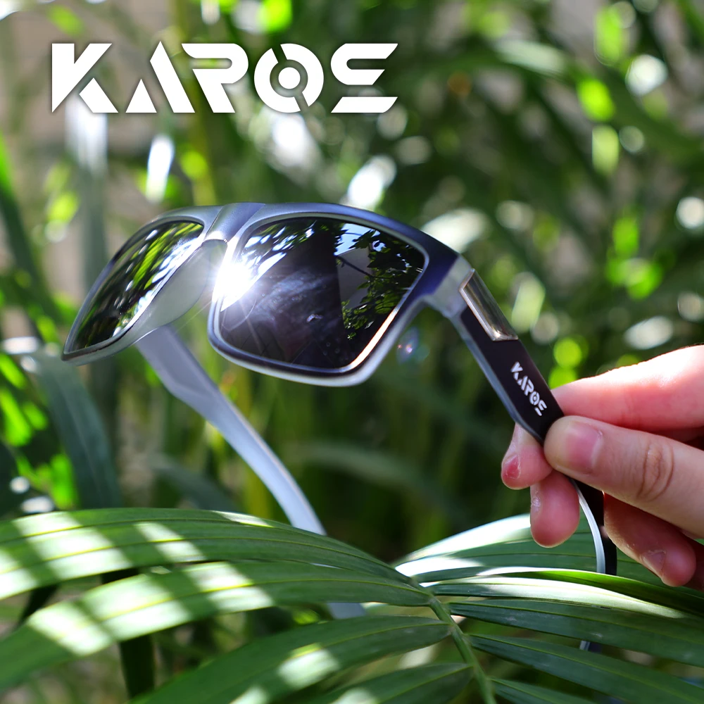 KAROS Klassische polarisierte Sonnenbrille für Herren und Damen, UV400-Sonnenbrille, Angelbrille, Outdoor-Sportbrille, YZ2021 – Detail 6