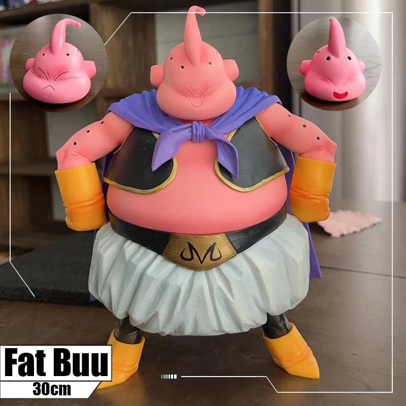 

In stock 30cm Dragon Ball Z Buu Boo Figures Fat Majin Buu DBZ Pvc Action figure Collection Model Toy for Children Gifts