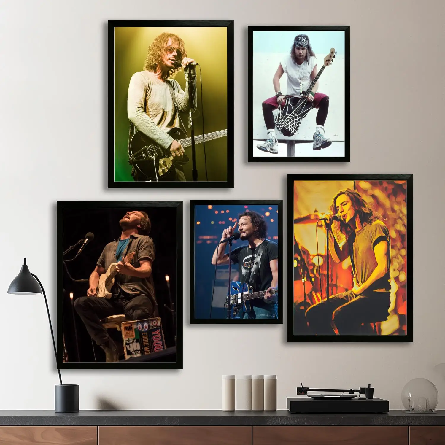 eddie vedder Canvas Art Poster and Wall Art, Picture Print, Modern Family Bedroom Decor,Decorative painting