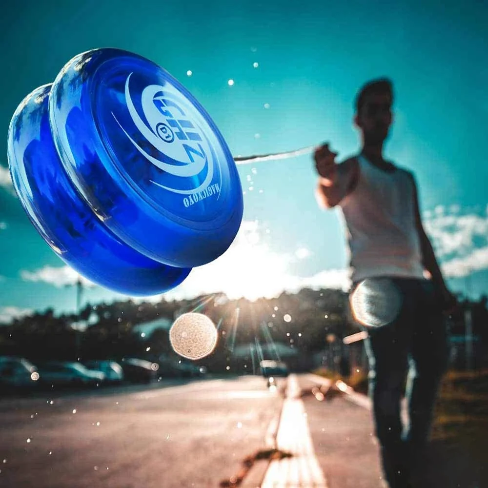 MAGICYOYO Responsive Yoyo D1 GHZ, Yoyo Looping Yoyos profissionais para crianças iniciantes com cordas Yoyo + luvas + bolsas Yoyo