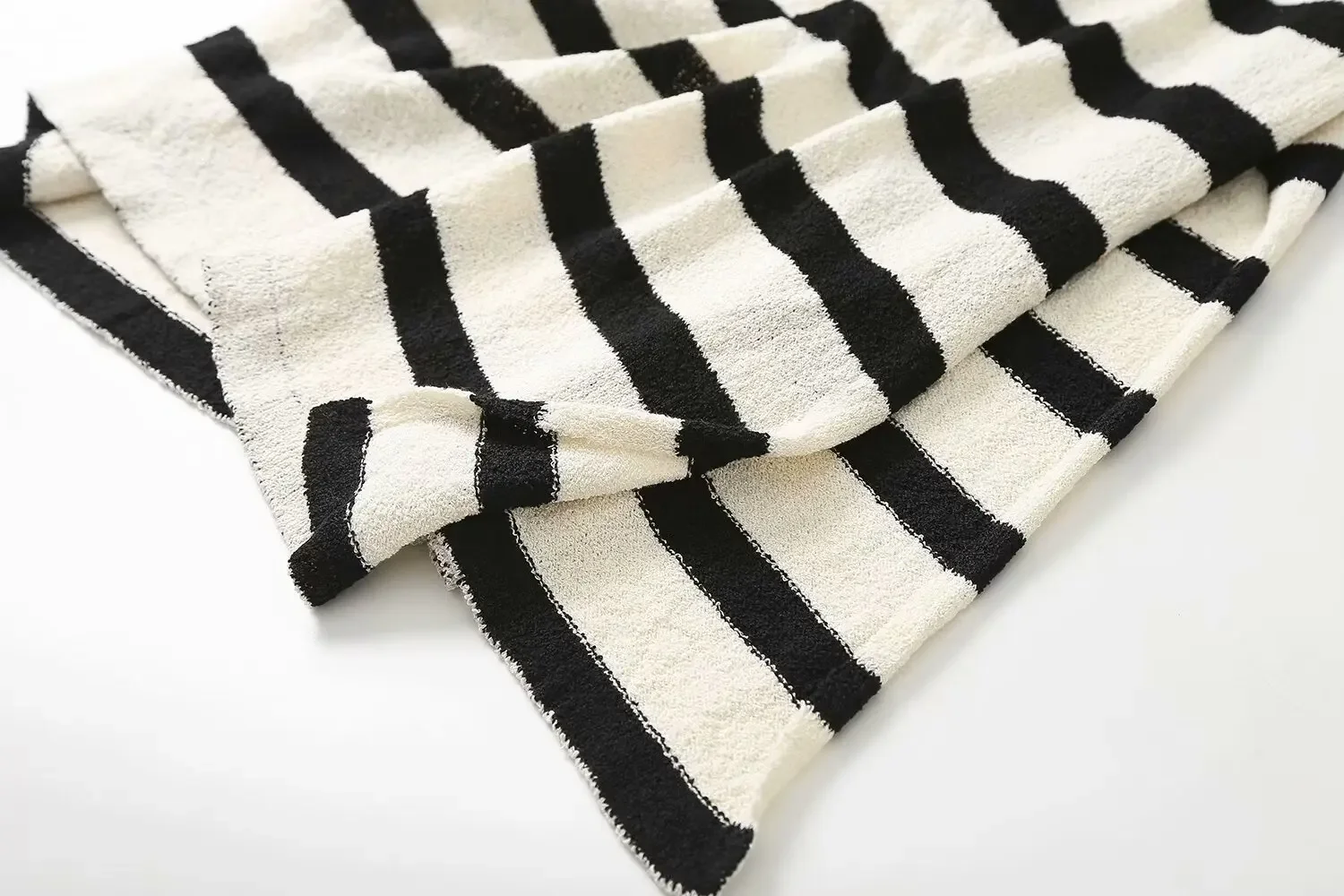 Ethereal MD 2023 autumn new style of Casual and comfortable cotton blend chunky striped halter dress