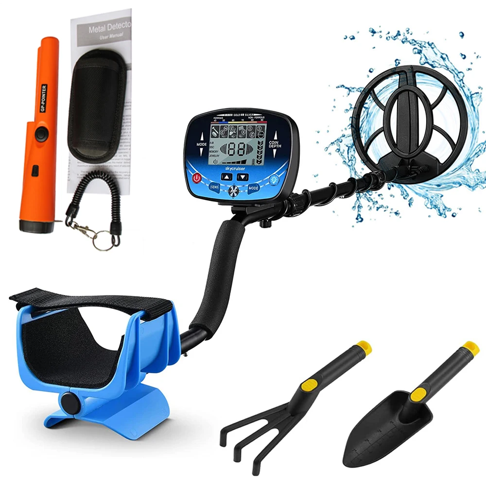 

MD910B Professional Underground Metal Detector Search Finder Gold Detector Treasure Detecting Pinpointer 10inch Waterproof Coil