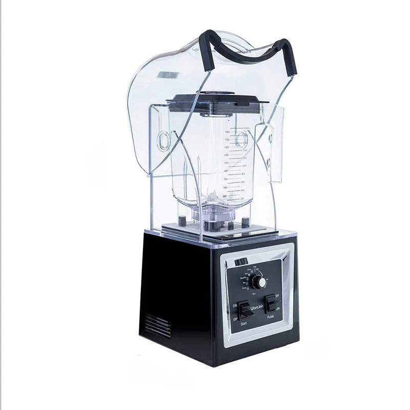 Sand Ice Machine Commercial Milk Tea Shop Silent With Cover  Soundproof  Ice  Blender  Juice Squeezing Broken Wall Machine