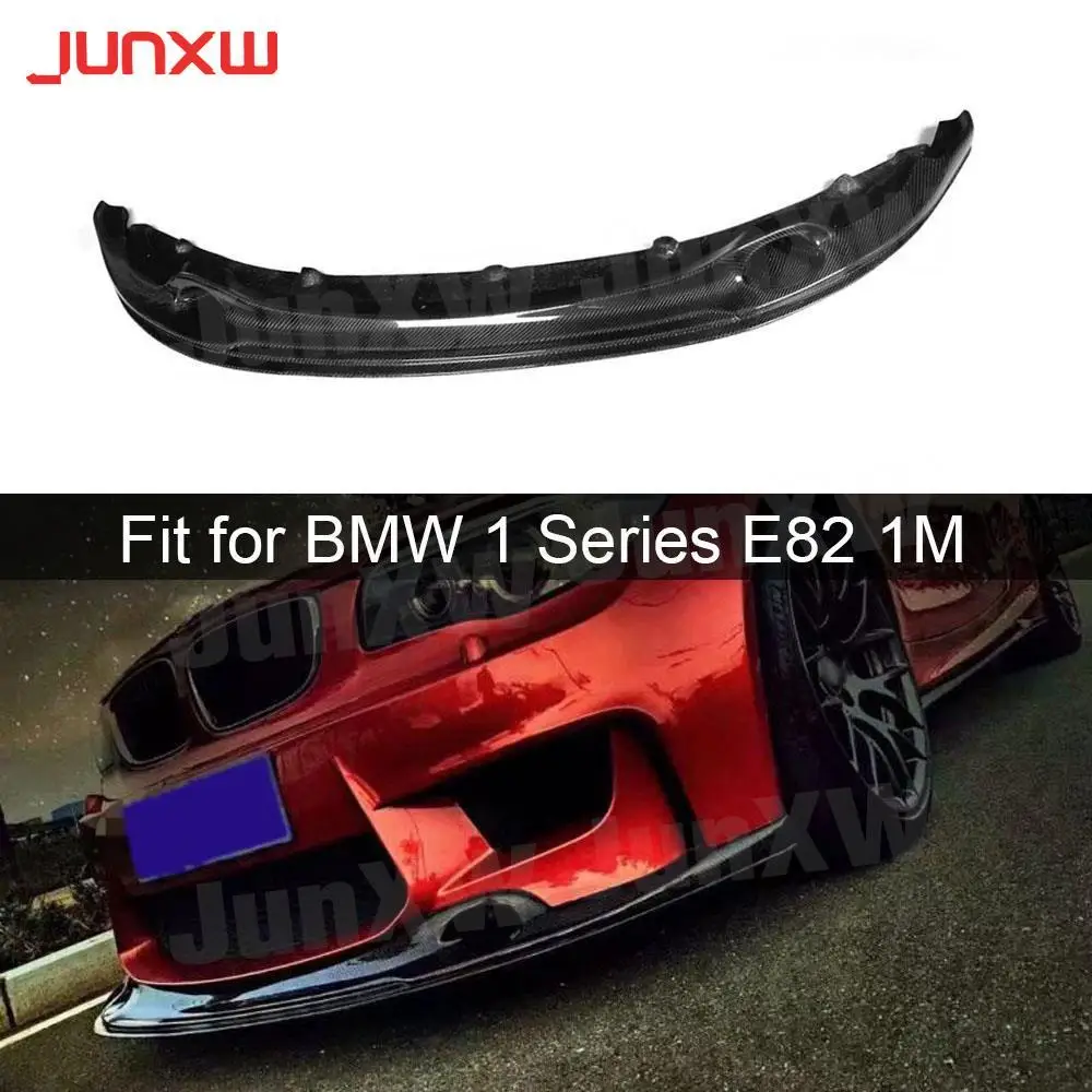 

Carbon Fiber Front Lip Spoiler Aprons Bumper Chin For BMW 1 Series E82 1M Coupe 2-Door 2011 FRP Car Tuning Parts