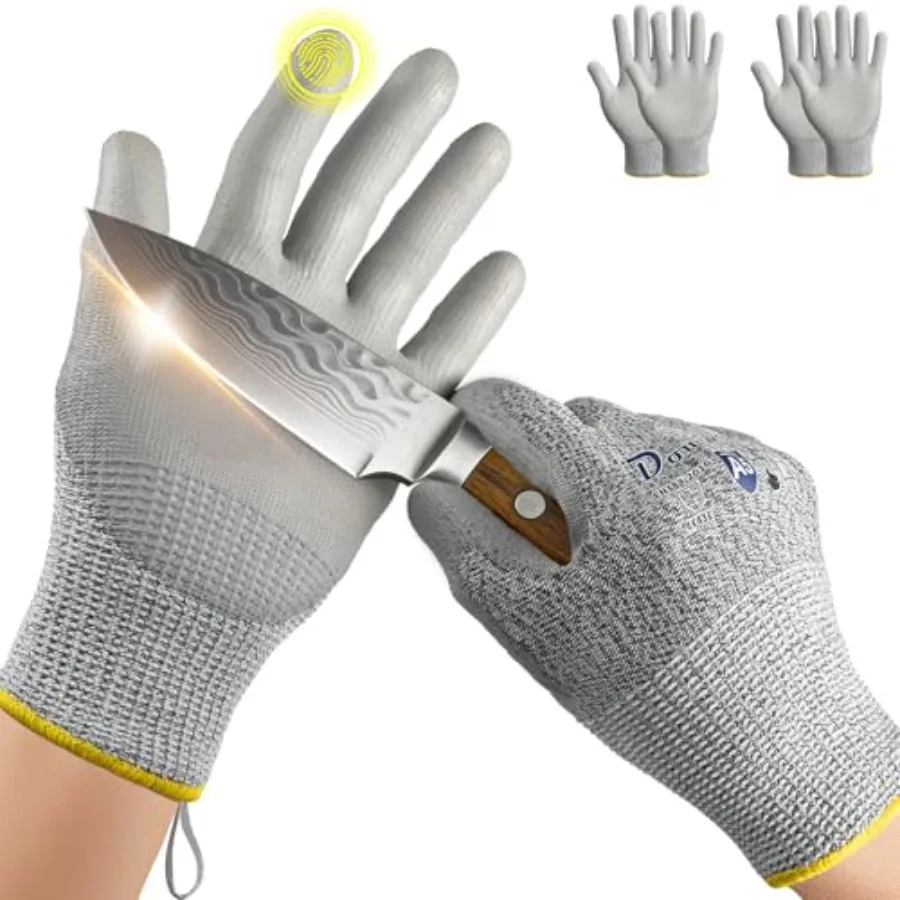 

Dowellife Cut Resistant Work Gloves for Men and Women