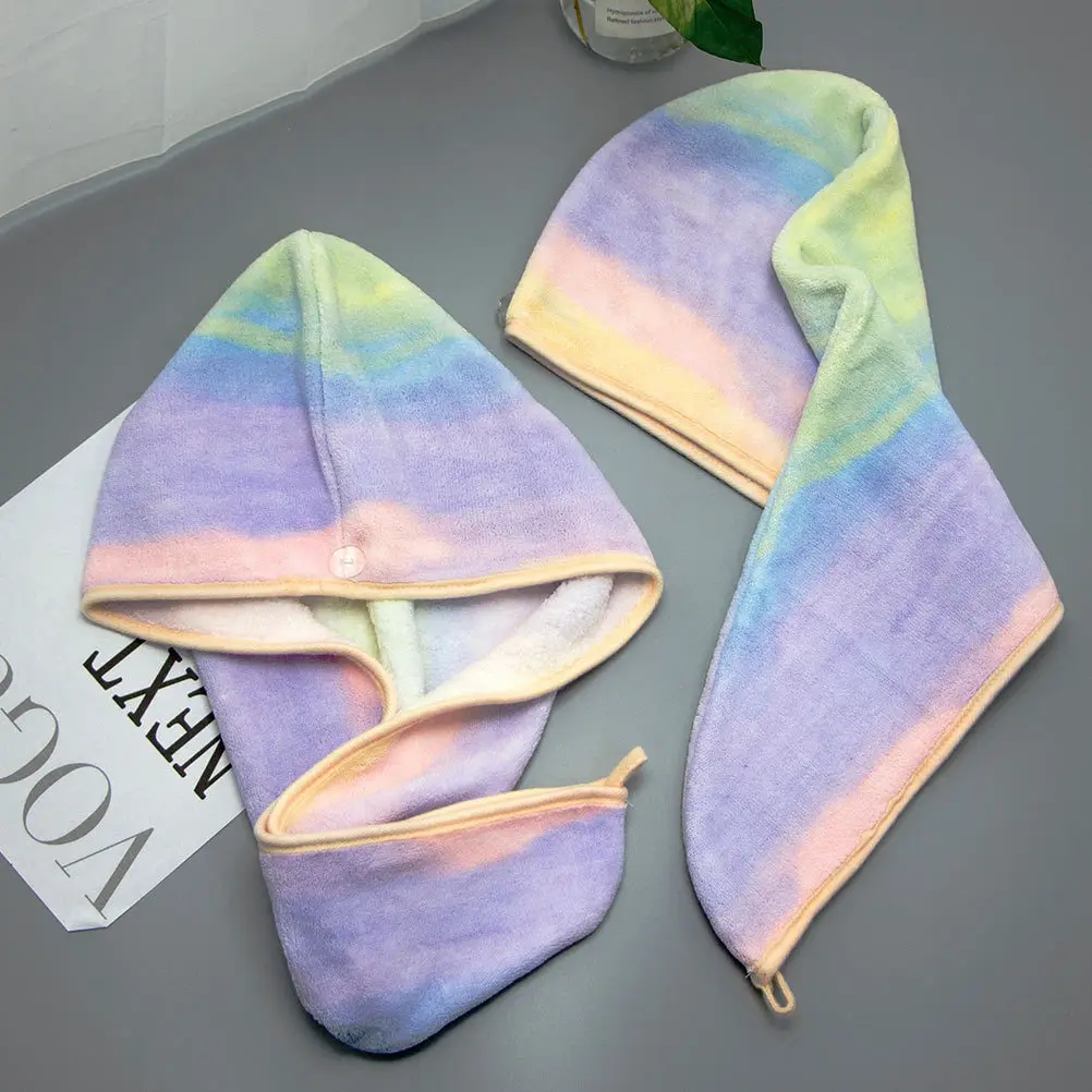 

3Pcs Hair Drying Cap Superfine Fiber Water Absorbent Towel Fast Drying Bath Cap for Women Shower Bathroom Home Travel Daily Use