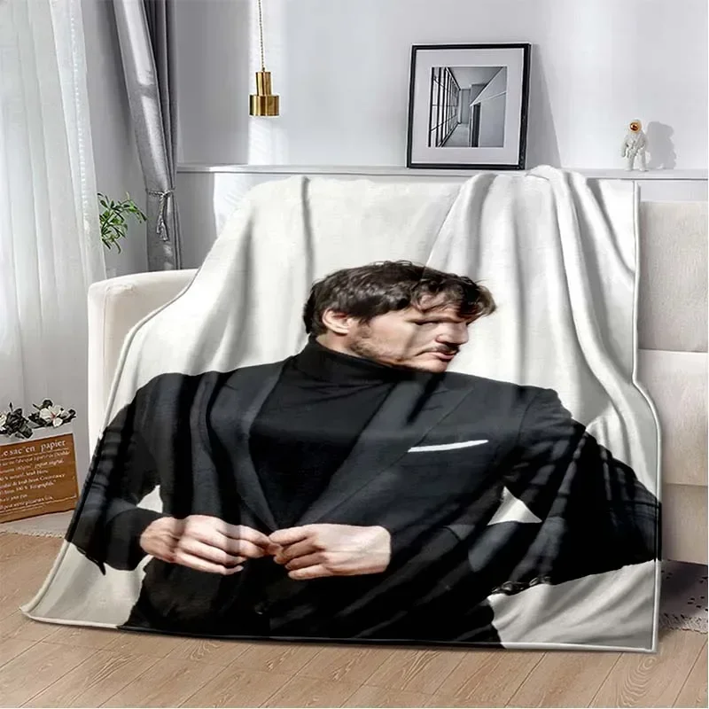 بيدرو باسكال نمط رمي بطانية خفيفة الوزن بطانية لغرفة المعيشة غرفة نوم غرفة الأطفال بطانية دافئة هدية عيد الميلاد