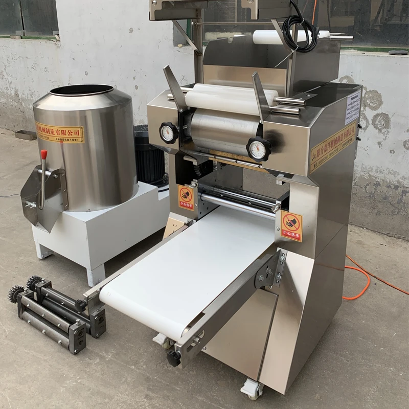 Machine à pâtes électrique professionnelle commerciale en acier inoxydable, feuille de pâte automatique, fabricant de nouilles avec composant de noyau de moteur