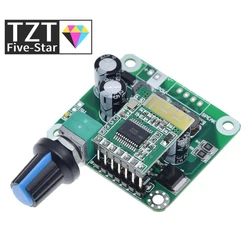 TZT Bluetooth 4.2 TPA3110 15w+15W Digital Stereo Audio Power Amplifier Board Module 12V-24V car for USB Speaker,Portable Speaker