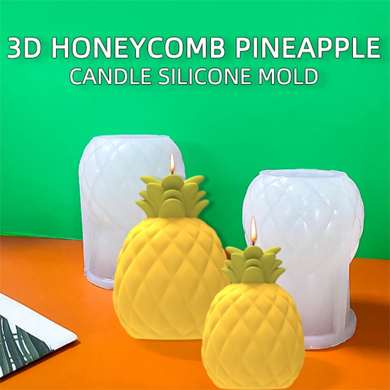 

New banana candle 2-piece aromatherapy candle silicone mold DIY decorative gypsum ornaments silicone mold