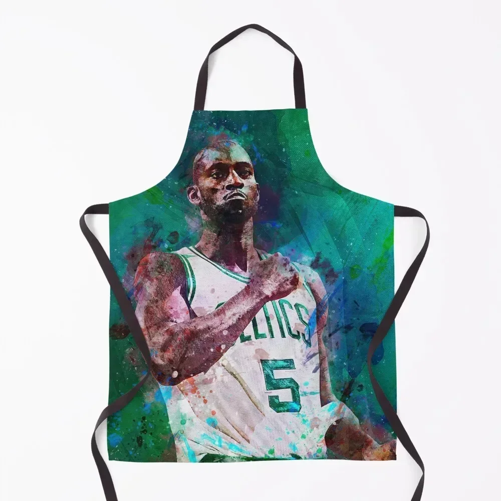 

Kevin Garnett Celtics Mixed Media Apron Kitchen For Women women's kitchens Cute Kitchen Accessories custom women's kitchen Apron
