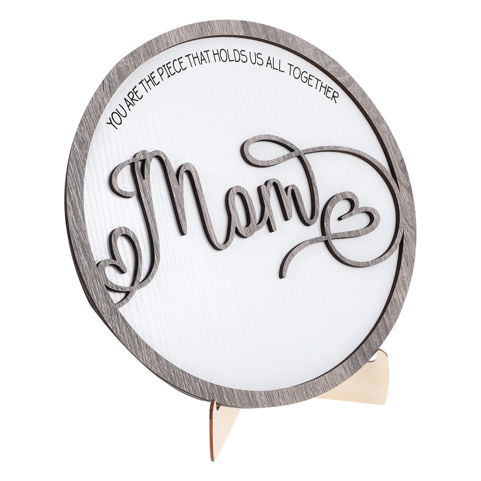 

Mother's Day Wooden Table Sign Desktop Ornament Table Decor Wood Craft Centerpiece Mother's Day Centerpiece Wooden Sign