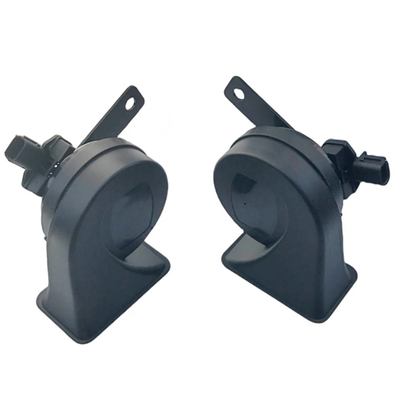 Professional High & Low Tone Snail Horns Plastic Speaker set Replaces 38100TVAH01 38150TVH01 Excellent Sound Quality