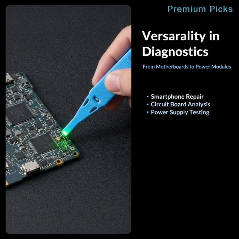 portableHigh Precision DM76 DC5V Inductor Tester 5Pcs Inductance Fault Detection Tool for PC Mainboard Repair