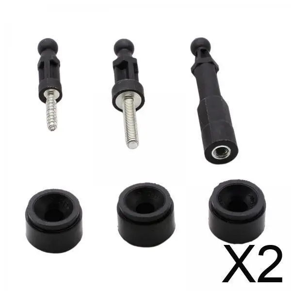 

Rubber Engine Mounting Bush Gaskets Screws Set Universal Under Guard Plate for Ford Focus Wing Tiger Mondeo 2004-2011