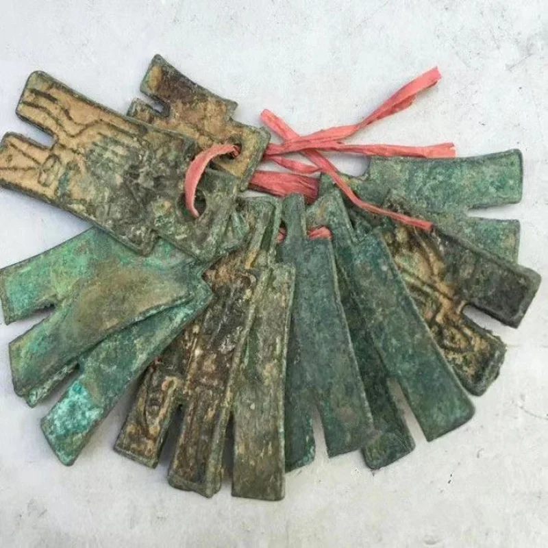 Warring States Triangle Knife Small Size 10 Pieces Set Cloth Coin