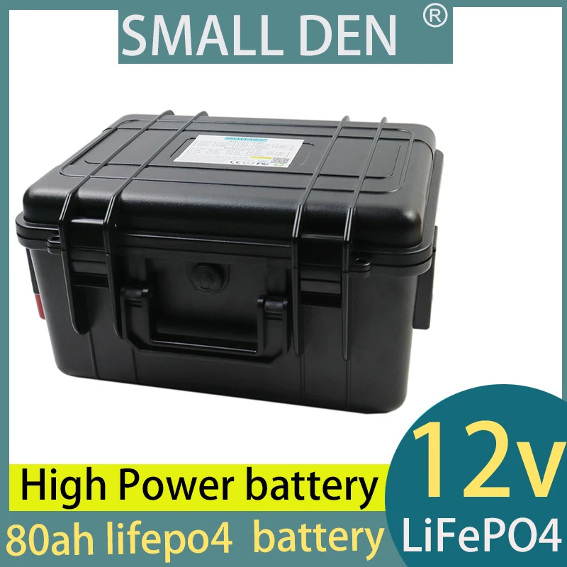 

12.8V 80ah LiFePO4 Battery 12V Lithium Iron Phosphate Batteries Cycles Touring car Solar Wind Tax Free+14.6V 10A charger