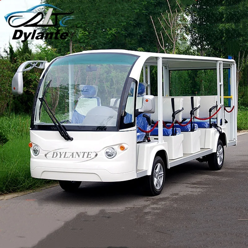 

New High-Quality New Energy Electric Sightseeing Bus 11 14 Seater Shuttle Bus Long Endurance Electric Park Sightseeing Buses