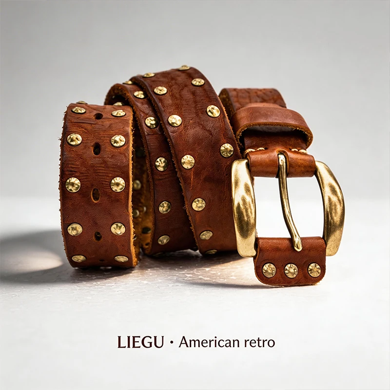 ceinture-retro-americaine-en-cuir-tanne-pour-homme-avec-boucle-en-laiton-vintage-design-rivete-fait-main-ideale-pour-pantalon-de-travail
