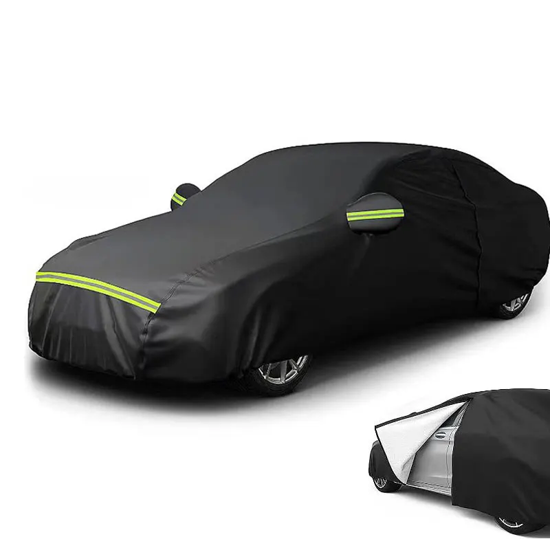

Car Covers Outdoor Waterproof Sun Rain Snow Protection UV Auto Cover SUV/Sedan Car Protective Full Covers With Reflective Strips