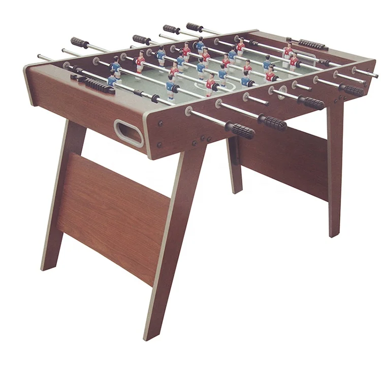 

Newest Modern Superior Kicker Wooden Foosball Table Square Entertainment Football Table Game Green Leg Baby Foot Game Table MDF