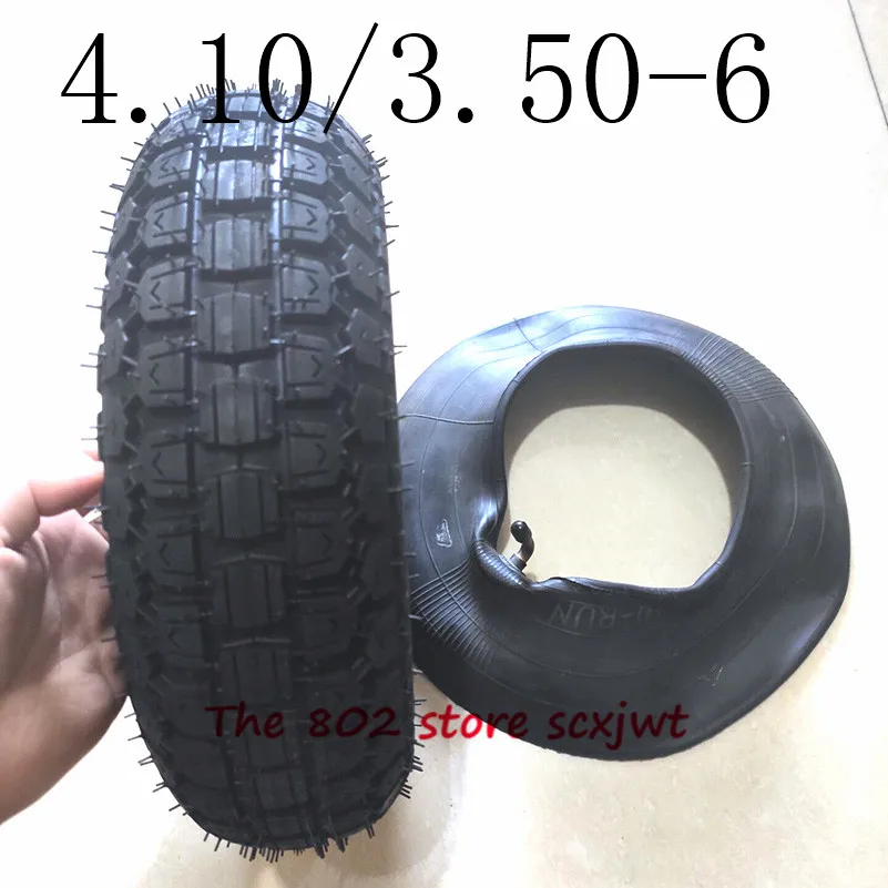 Size 4.10/3.50-6 Inner and Outer Tyre Suitable for Mobility Scooter. Amusement Park Facilities. Electric Vehicle. Wheelbarrow