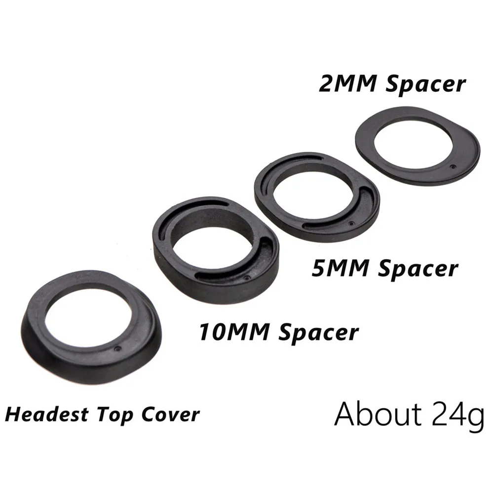 1-1/8in Headset Spacer MTB Road Bike Steerer Tube 4pc Spacer Washer Bicycle Front Fork Integrated Handle Washers Cycling Parts