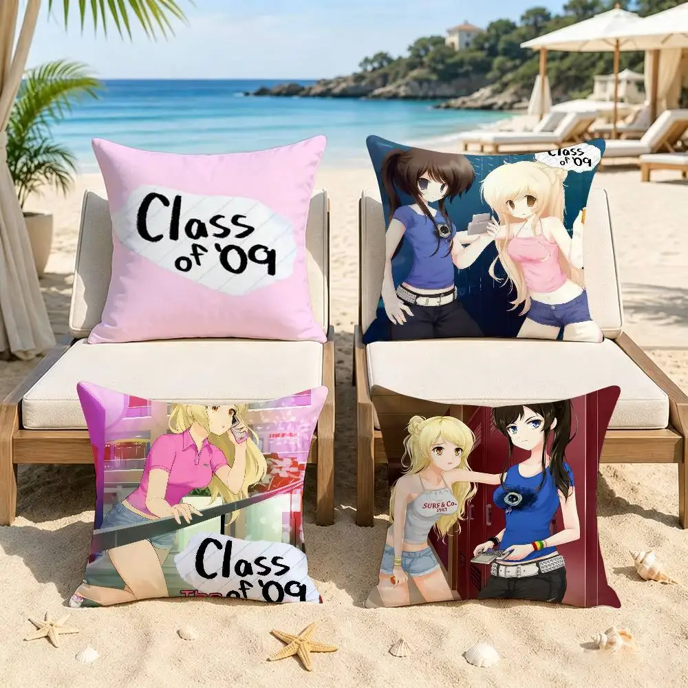 Game C-Class of 09    Pillow Gift Home Office Decoration Bedroom Sofa Car Cushion Cover case 45x45