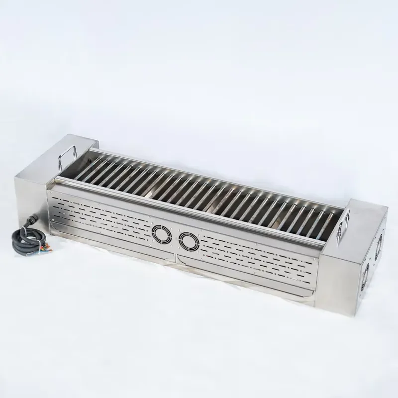 Electric Desktop Grill for Home and Outdoor Use Compact BBQ Machine Non Stick Cooking Plate Portable Kitchen Appliance