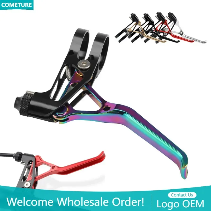 

Bicycle Brake Lever Lightweight Hollow Handlebar Lever V Brake Handle Folding Bike Brake Handle Cycling Parts Bike Accessories