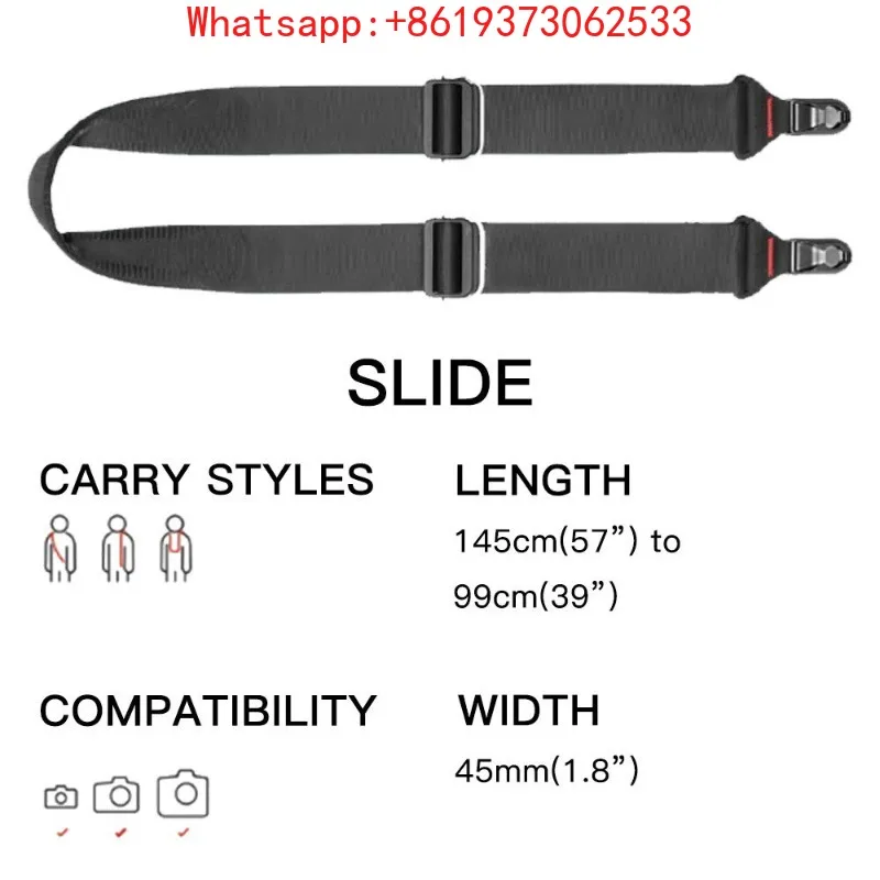 

One Shoulder Crossbody Photo Bag Waist Hanging Fast Shoulder Hanging V3 Buckle Multi-functional Lanyard Light