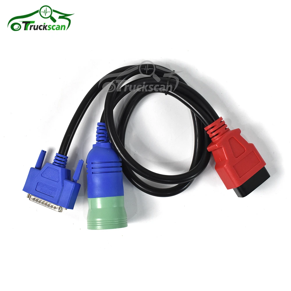 Truck diagnostic 9 pin + OBDII cable tool parts for DPA5 heavy-duty OBD2 obd ii connection cable