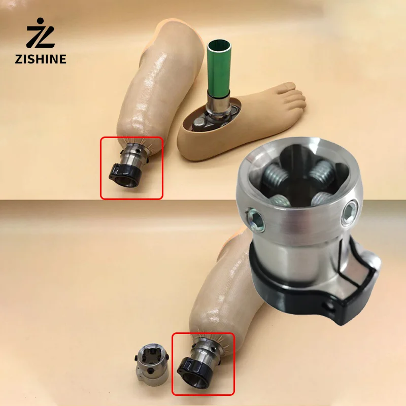 

Lock Tube Clamp Adapter for 30mm Pylon Prosthetic Leg Tube Connector for Above/Below Knee Amputee Prosthesis Components