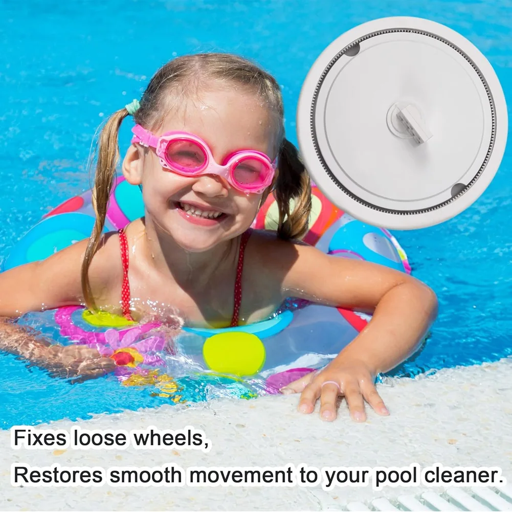 A02M-Replacement Parts For Zodiac Polaris 280,Pool Vacuum- Large Wheel With Tires Bearings