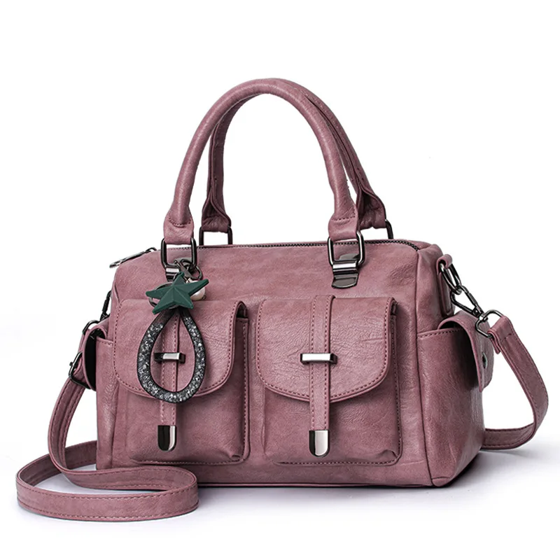 Bag Women 2022 New Fashion Handbag Korean Soft Leather Large Capacity Middle aged Mother Shoulder Bag