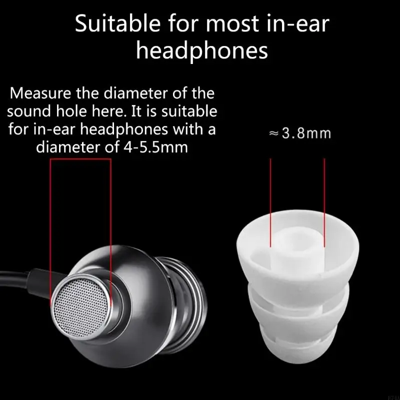 nghe nghe nghe nghe silicone trong bao gồm thay thế 3 cặp E74A