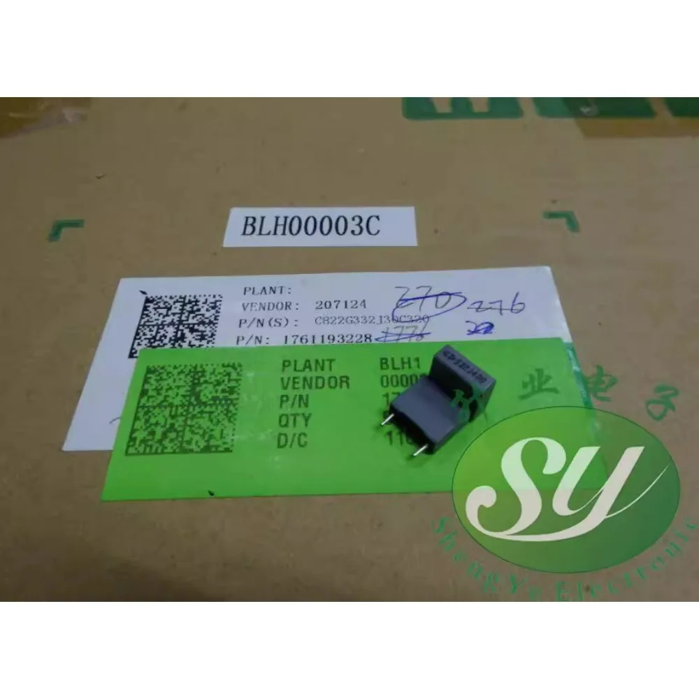 

50PCS 0.0033uf/400v 3300pf 3.3nf 332 brand-new 8mm film capacitor