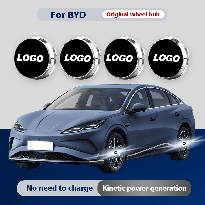 

Hub Light Car Wheel Caps Light Center Cover Lighting Cap Floating Illumination LED auto For BYD NEW BYD TANG SON QIN