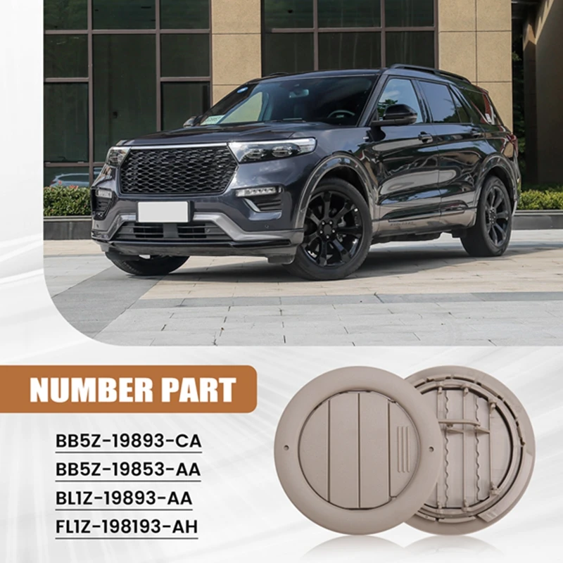 

4PCS Car Ceiling Roof A/C Air Vent Grille FL1Z-19893-AH For Ford Explorer 2011-2019 Lincoln MKT Navigator BB5Z-19893-AA