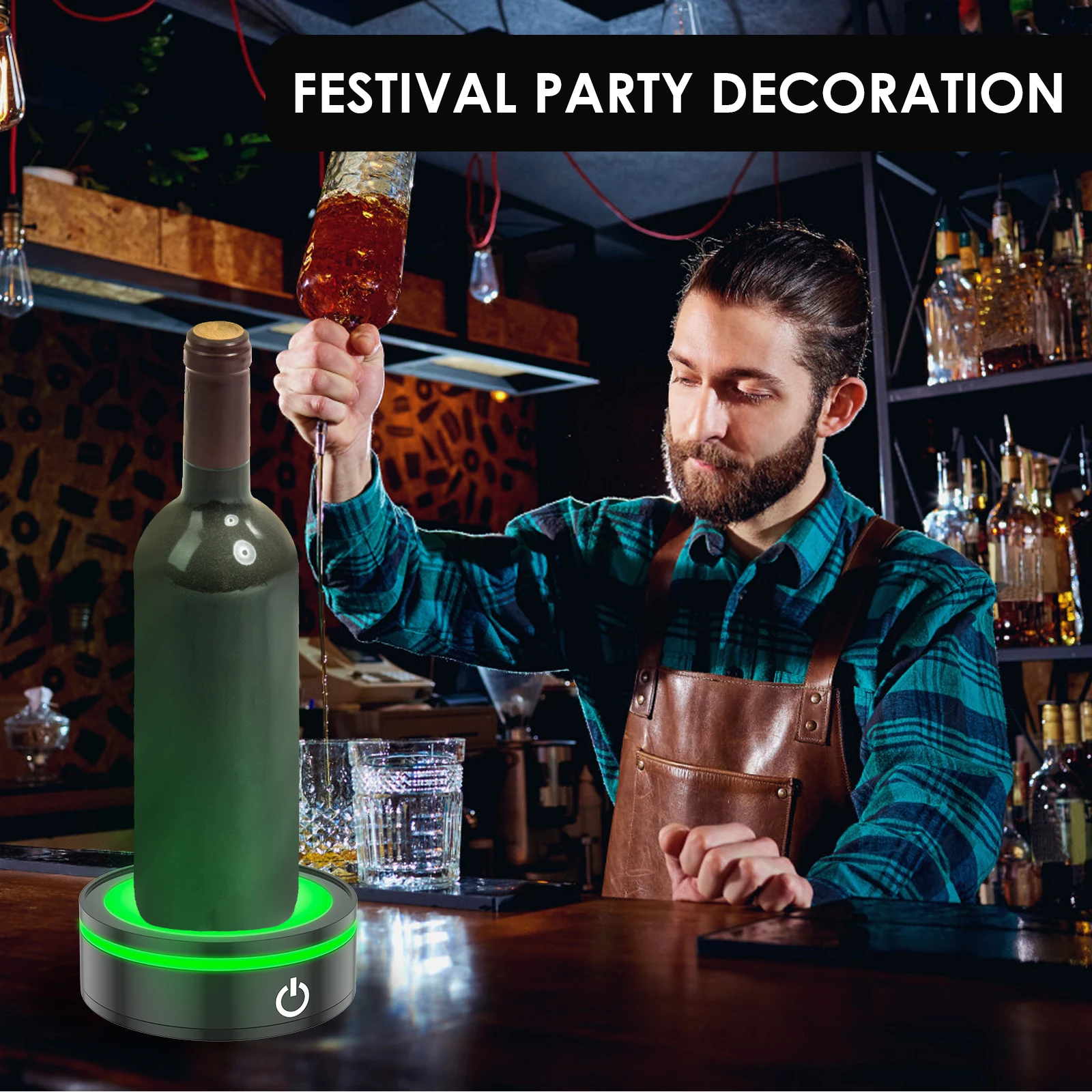 Led Light Base Touch Control Licht Display Base 6 Verlichtingsmodi Led Display Base 2 Power Supply Modi Led Lamp Base Flat Led