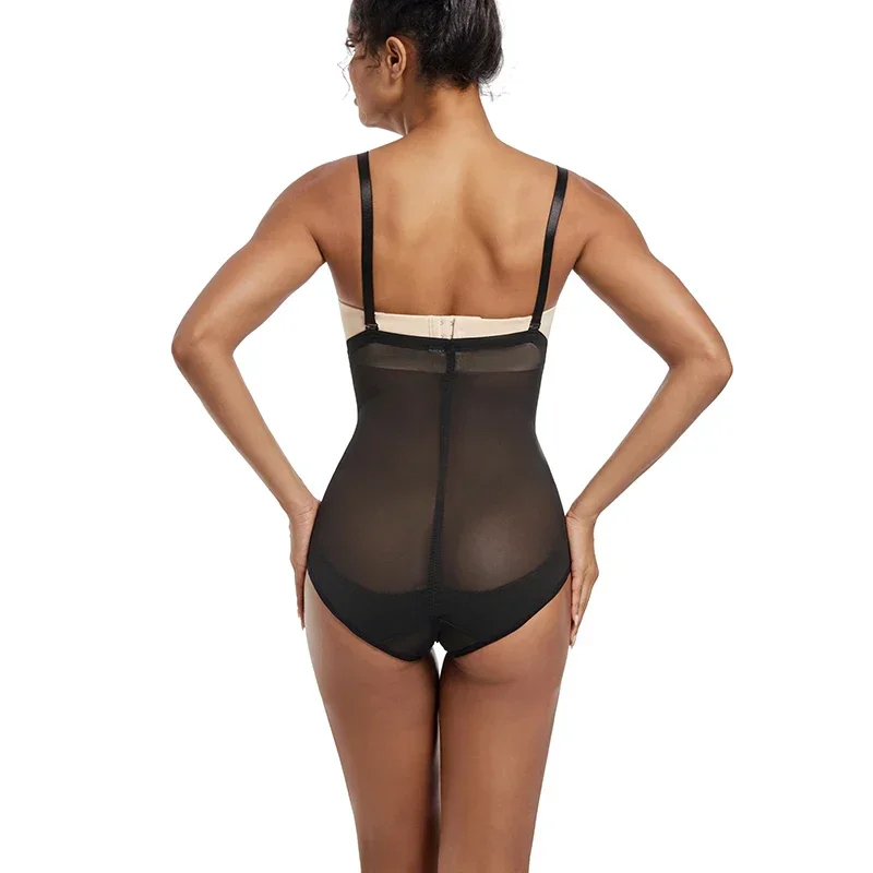 Light Thin Shapewear Bodysuit Full Body Shaper Women Belly Sheath Waist Trainer Reductive Slimming Underwear Thin Breathable