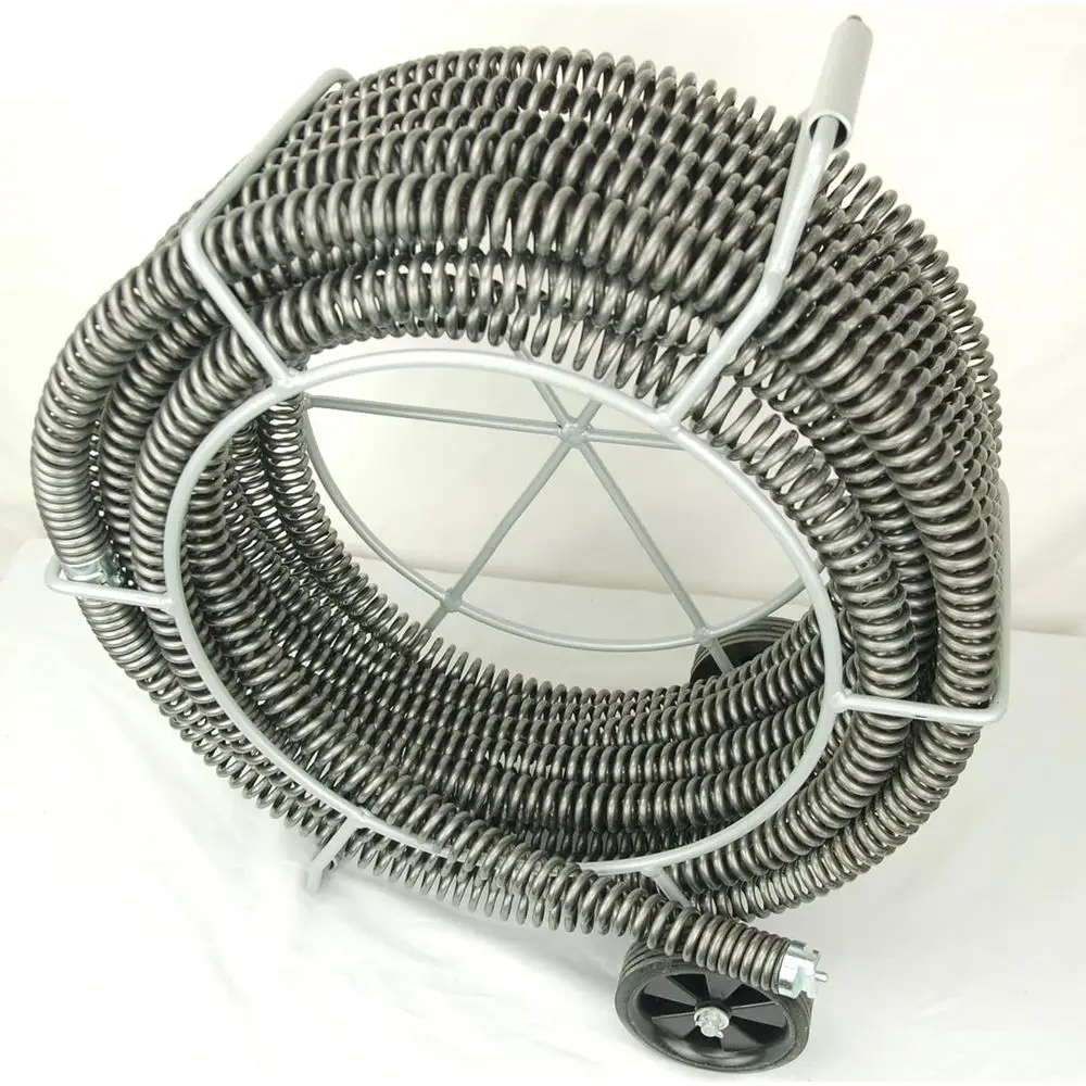 

60-Foot Sectional Drain Cleaning Snake for 1-1/4 Pipes with 60' Cable and SDS200 Drive