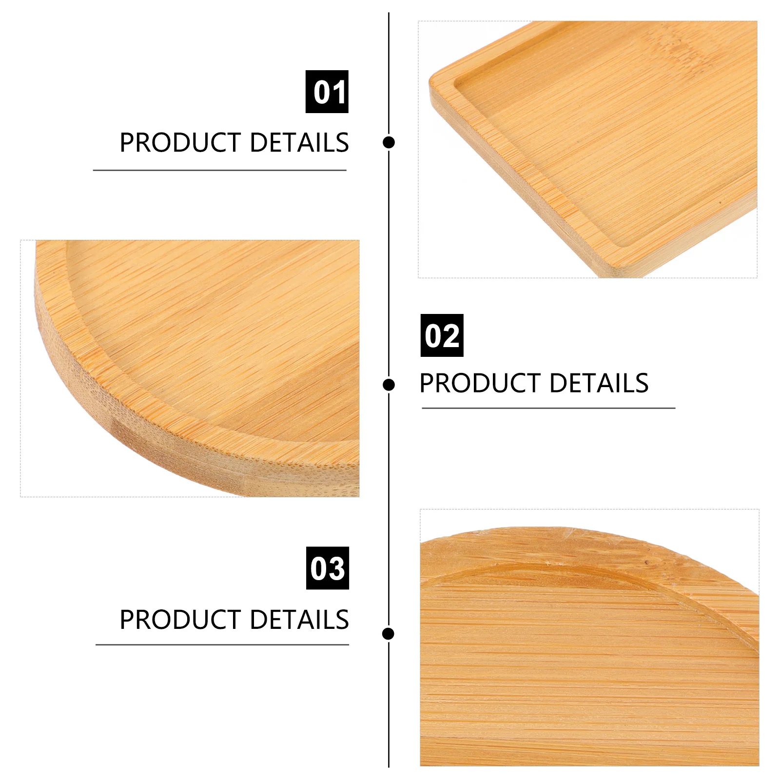 

6pcs Mosaic Wooden Tray Diy Mold For Resin Ocean Art Craft Home Decor Natural Wood Tray Set Coast Table Accessory