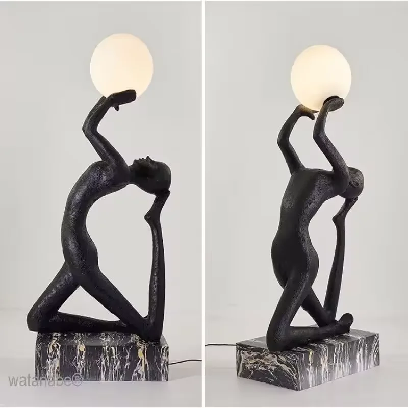 High Quality Nordic Modern Hotel Bedroom Bedside Led Floor Lamp Art Decoration Nordic Modern Led Floor Lamps