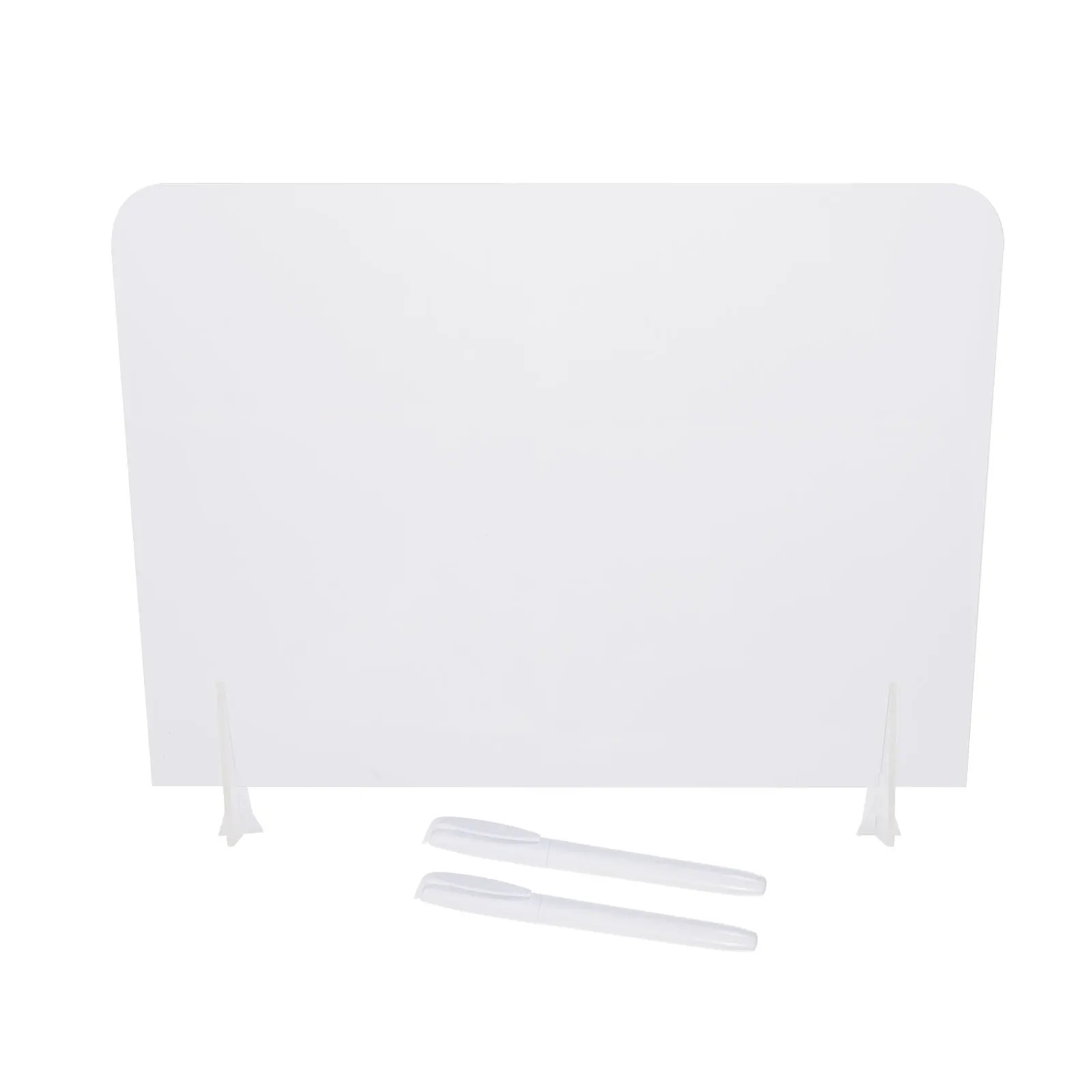 

1 Set Acrylic Memo Household Message Writing Board With Pen Transparent Erasable Note Tabletop Office School Supply
